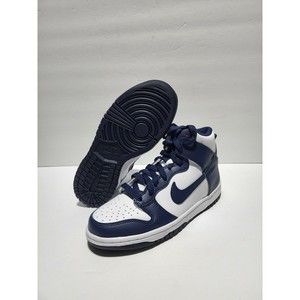 New Nike Dunk High GS Shoes Midnight Navy Blue DB2179-104 Size 4Y (Women's 5.5)